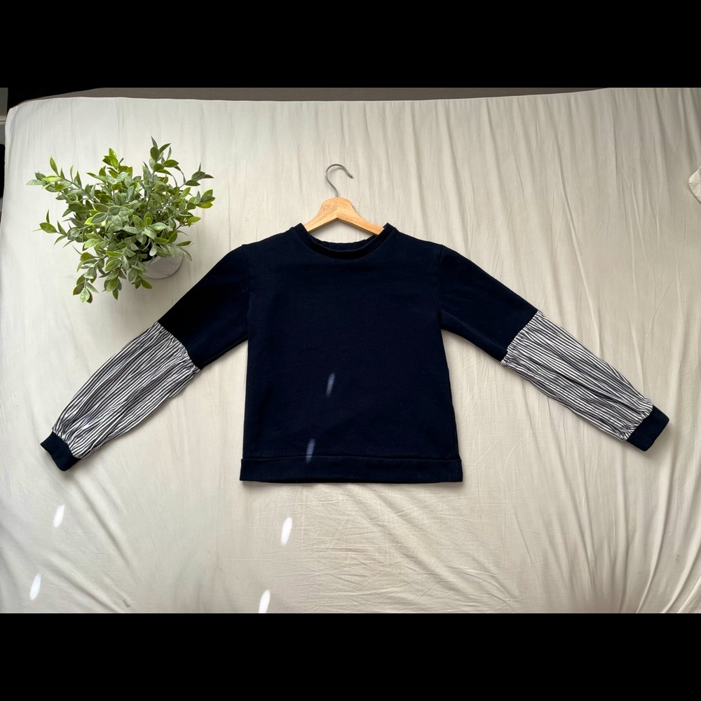 Banana Republic ruffled sleeve sweater